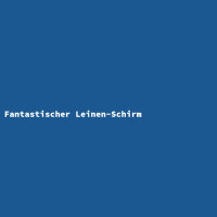 Fantastischer Leinen-Schirm