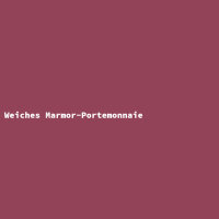 Weiches Marmor-Portemonnaie