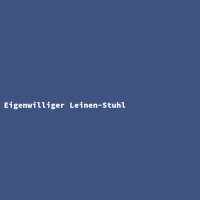 Eigenwilliger Leinen-Stuhl