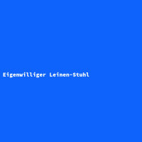 Eigenwilliger Leinen-Stuhl