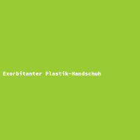 Exorbitanter Plastik-Handschuh