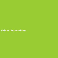 Weiche Beton-Mütze