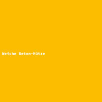 Weiche Beton-Mütze