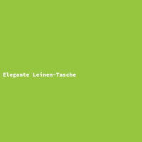 Elegante Leinen-Tasche