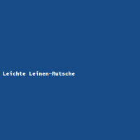 Leichte Leinen-Rutsche