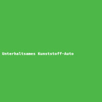 Unterhaltsames Kunststoff-Auto