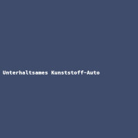 Unterhaltsames Kunststoff-Auto