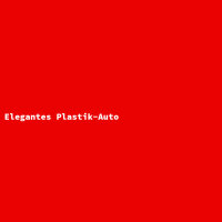 Elegantes Plastik-Auto